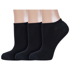 Комплект носков женских ХОХ 3-G-3R7 черных 25