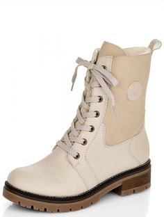 Ботинки женские Rieker 361002713 бежевые 40 RU