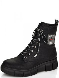 Ботинки женские Rieker 361003226 черные 37 RU