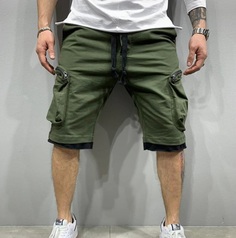 Шорты мужские Kamukamu 750159 зеленые XL