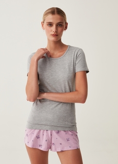 Футболка OVS для женщин, серая, размер L, 1847963