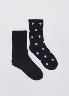 Носки OVS для женщин, черные, размер 39-41, 1848288, 2 пары