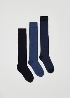 Носки OVS для мужчин, чёрные, размер 43/46, 1898822, 3 пары