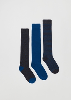 Носки OVS для мужчин, разноцветные, размер 38/42, 1898816, 3 пары