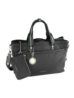 Комплект (брелок+кошелек+сумка) женский Bugatti 491802 черный