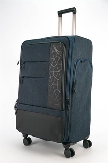 Чемодан унисекс Sweetbags 4 кармана темно-синий, 74x44x30 см