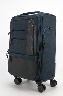Чемодан унисекс Sweetbags 4 кармана темно-синий, 62x37x24 см
