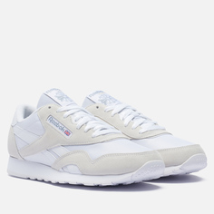 Кроссовки Reebok Classic Nylon белый, Размер 40.5 EU