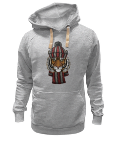 Толстовка унисекс Printio Полосатый фейс серая 2XL