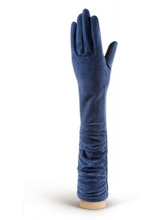 Перчатки женские Eleganzza 00113357 синие, р. 6.5