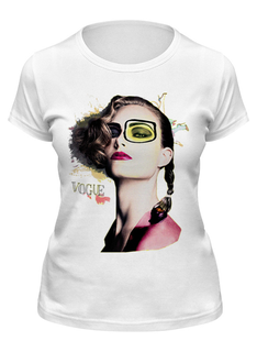 Футболка женская Printio Vogue белая 2XL