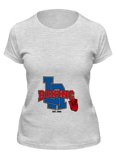 Футболка женская Printio Бокс серая XL