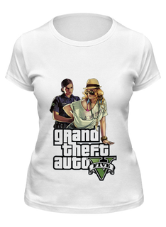 Футболка женская Printio Gta v girls белая S