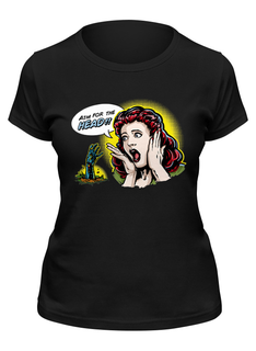 Футболка женская Printio Zombiee! черная XL