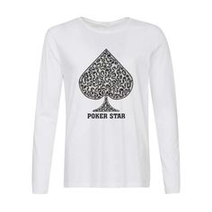 Лонгслив CoolPodarok Иллюстрация. Масть пик