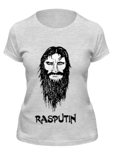 Футболка женская Printio Rasputin серая S