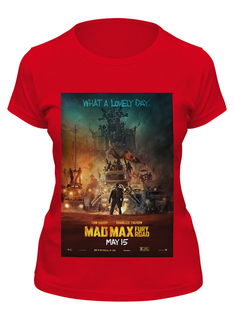 Футболка женская Printio Mad max / безумный макс красная XL