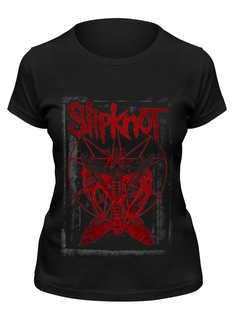 Футболка женская Printio Slipknot черная L