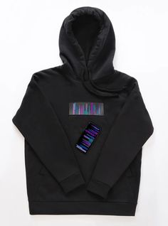Худи унисекс Cyberpix Cyber hoodie черное 48RU