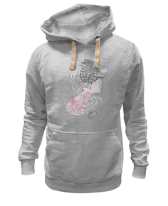 Толстовка унисекс Printio -wolf- серая 3XL