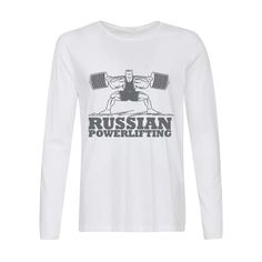 Лонгслив CoolPodarok Russian powerlifting (Русский пауэрлифтинг)
