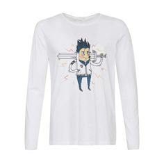 Лонгслив CoolPodarok Иллюстрация. Ежик с мечем
