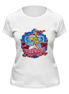 Футболка женская Printio Freddie mercury - queen белая 2XL