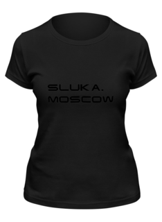 Футболка женская Printio Sluka.moscow черная M