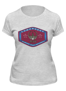 Футболка женская Printio Футболка женская мгу серая XL