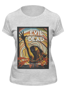 Футболка женская Printio Evil dead / зловещие мертвецы серая XL
