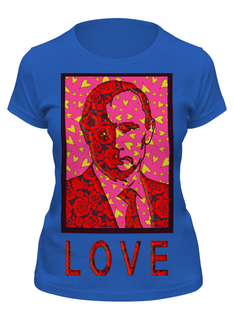 Футболка женская Printio Valenputin синяя L