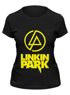 Футболка женская Printio Linkin park черная 2XL