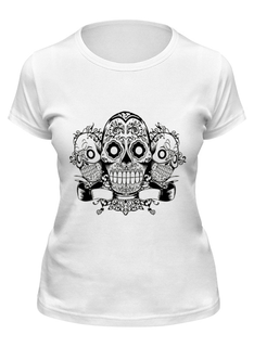 Футболка мужская Printio Череп белая S