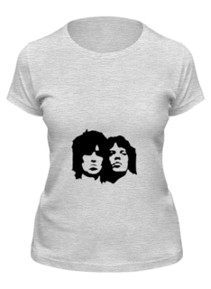 Футболка женская Printio The rolling stones серая S
