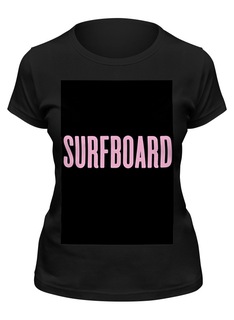 Футболка женская Printio Beyonce «surfboard» черная S