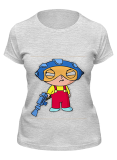 Футболка женская Printio Гриффины серая L