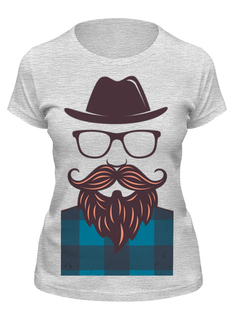 Футболка женская Printio Мой мачо... серая 2XL