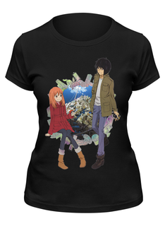 Футболка мужская Printio К востоку от рая / eden of the east черная 2XL