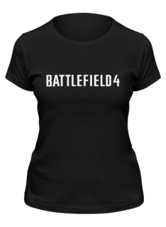Футболка женская Printio Battlefield 4 черная L