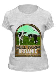 Футболка женская Printio Органик серая XL