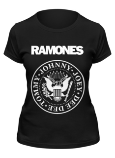 Футболка женская Printio Ramones черная XL