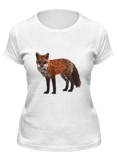 Футболка мужская Printio Лисичка белая 2XL