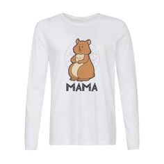 Лонгслив CoolPodarok Прикол. Семья. Мама. Хомяк