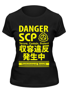 Футболка женская Printio Scp foundation черная L