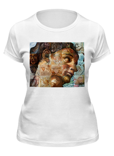 Футболка женская Printio Картина белая XL