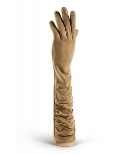 Перчатки женские Eleganzza 00113355 серо-коричневые, р. 6