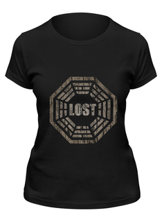 Футболка женская Printio Lost черная XL