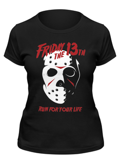 Футболка женская Printio Friday 13th черная S