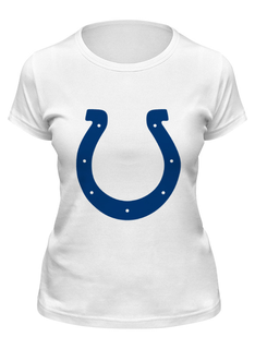 Футболка женская Printio Indianapolis colts белая L
