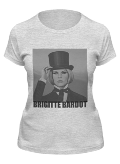 Футболка женская Printio Brigitte bardot серая S